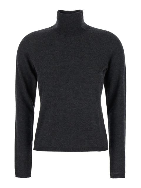 Max Mara Max Mara Women 'Adda' Grey High Neck Sweater In Cashmere Woman