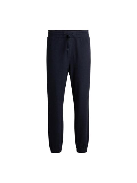 Other Designers Hugo Boss Men's Dark Blue Regular-Fit Tracksuit Bottoms