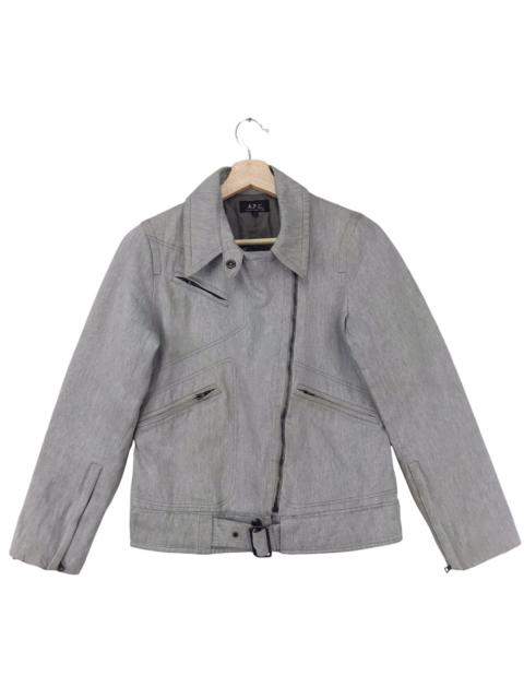 A.P.C Double Collar Riders Jacket