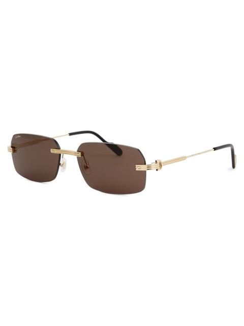 Cartier Cartier Première De Cartier Gold-tone Rimless Sunglasses, Sunglasses