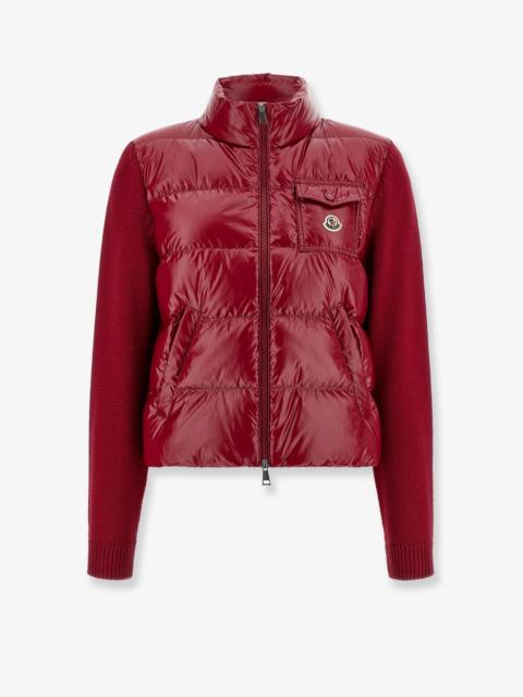 Moncler Moncler Women Jacket/Cardigan With Wool Inserts