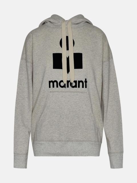 Isabel Marant Étoile GRAY COTTON BLEND MANSEL SWEATSHIRT