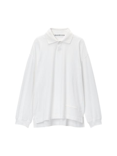 cotton jersey polo shirt