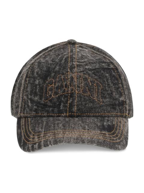 GANNI Denim Baseball Hat