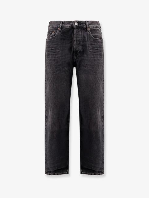 SAINT LAURENT Saint Laurent Long Mick Black Denim Trousers