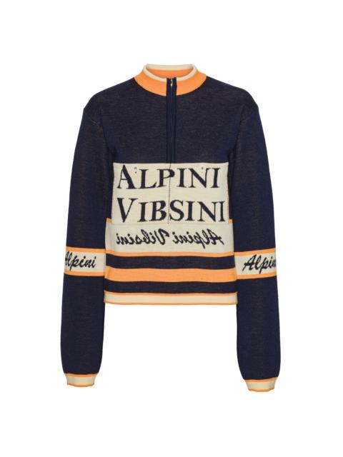 HENRIK VIBSKOV RACE JERSEY LONG SLEEVE - NAVY ALPINI