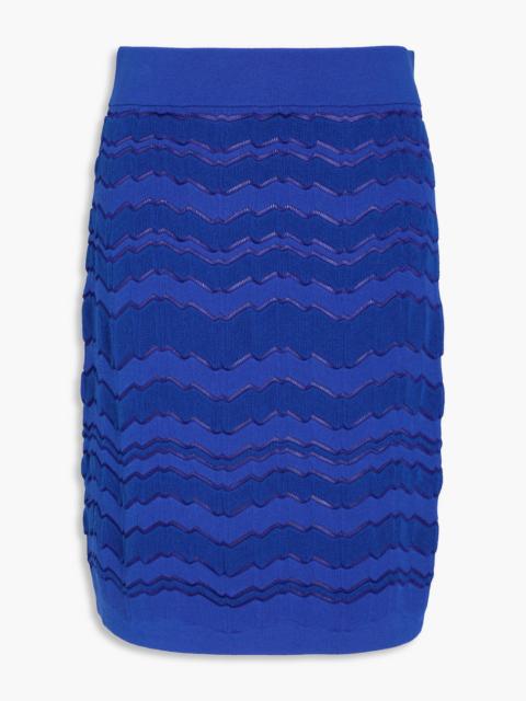 Missoni Crochet-knit mini skirt