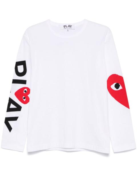 Comme des Garçons PLAY Big Heart Sleeve Tee Unisex