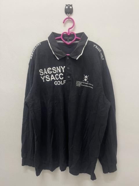 Other Designers Rare Vintage SACSNY YSACCS Golf Spell Out Polo Tee