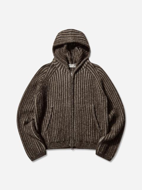 Our Legacy Men's Level Hood Sweater Brown Stripe