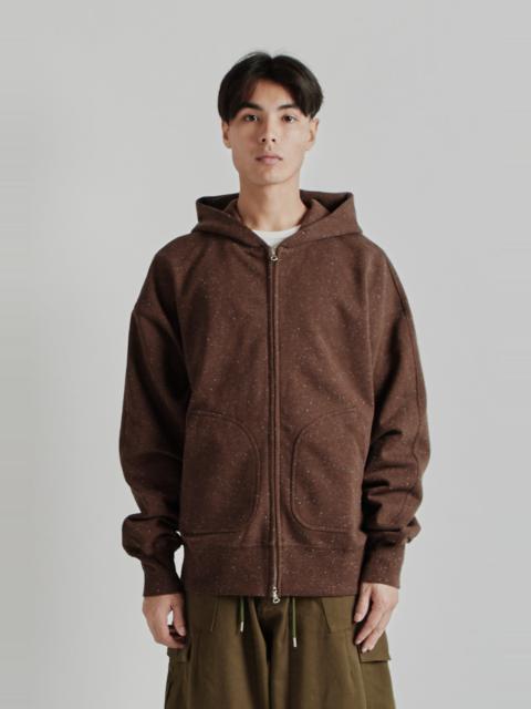 FrizmWORKS OG Bocaci Heavyweight Hood Zip-up Parka - Dark Brown