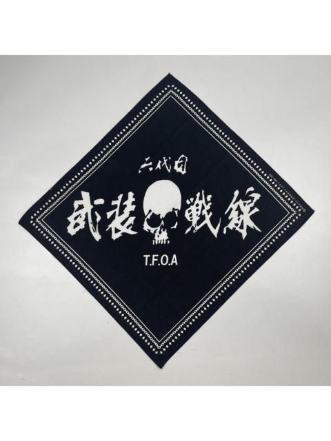 Other Designers Seditionaries - TFOA skull bandana handkerchief neckerchief tc9