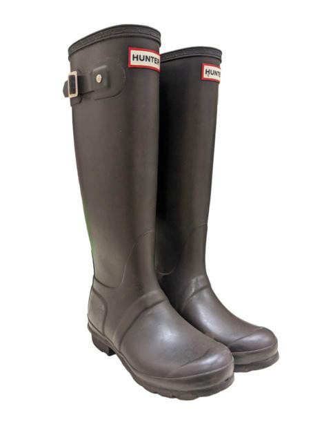 Other Designers Archival Clothing - WOMENS ORIGINAL TALL HUNTER DARK BROWN RAINY BOOTS