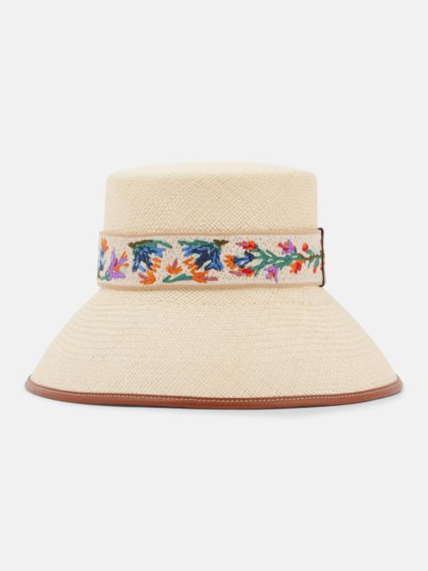 Valentino Antibes straw bucket hat