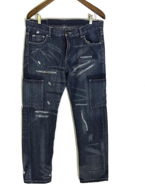 Other Designers Japanese Brand - JAPAN BRAND NEIGHBORHOOD CARGO PANTS DISTRESS STYLE RARE