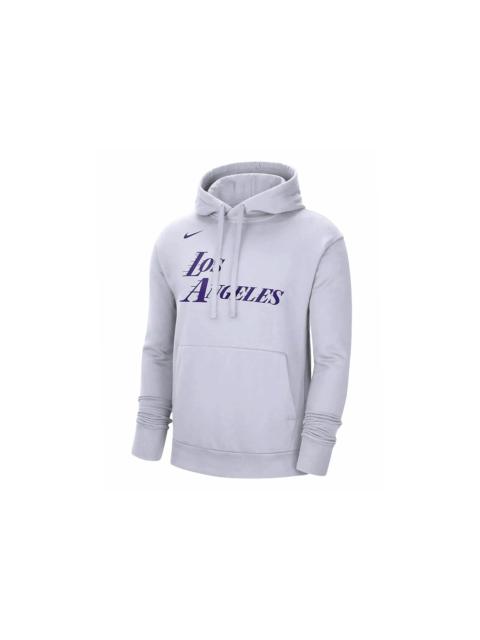 Nike Nike NBA Los Angeles Lakers LeBron James City Edition Loose Fit Hoodie White