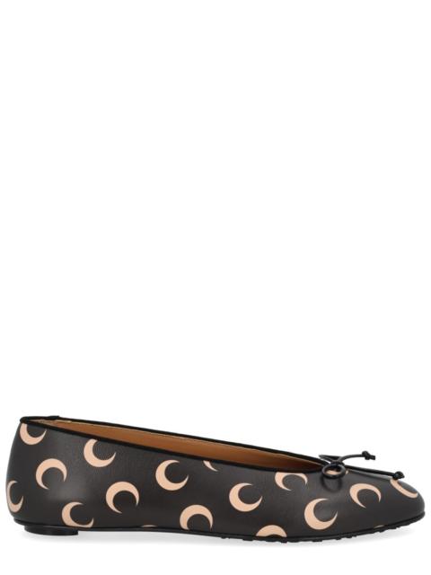 Marine Serre LEATHER MOON BALLERINA