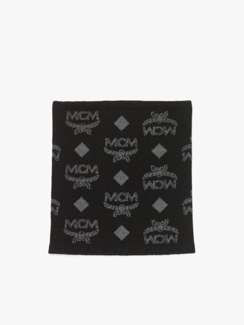MCM Neck Warmer in Monogram Wool Jacquard