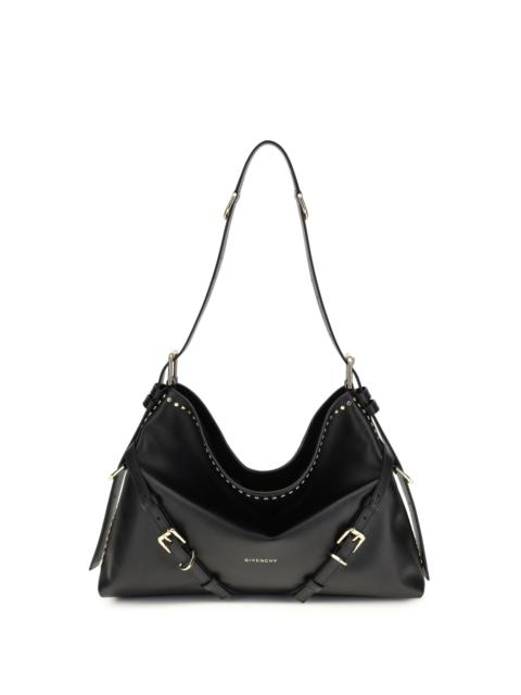 Givenchy Givenchy Women Large Voyou Shoulder Bag In Shiny Leather