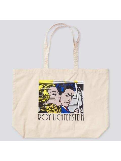 Other Designers Vintage - Roy Lichtenstein White Eco-Friendly Printed Bag (L)