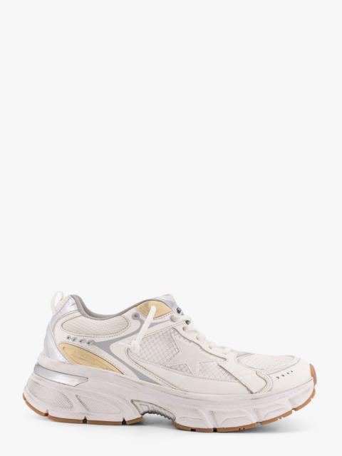 Golden Goose Golden Goose Deluxe Brand Lightstar Mesh Sneakers With Leather Inserts