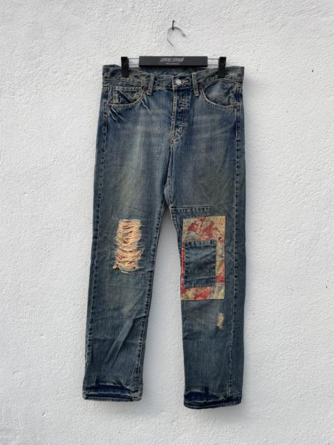 Other Designers Takeo Kikuchi - Takeo Kikuchi Distressed Jeans