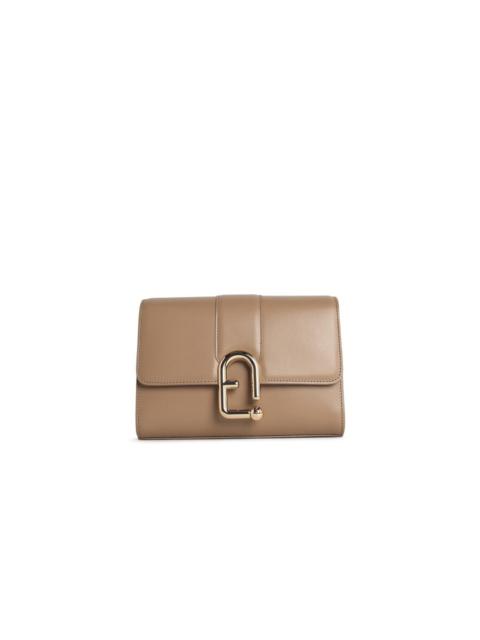 FURLA Furla Urban S Beige Leather Crossbody Bag