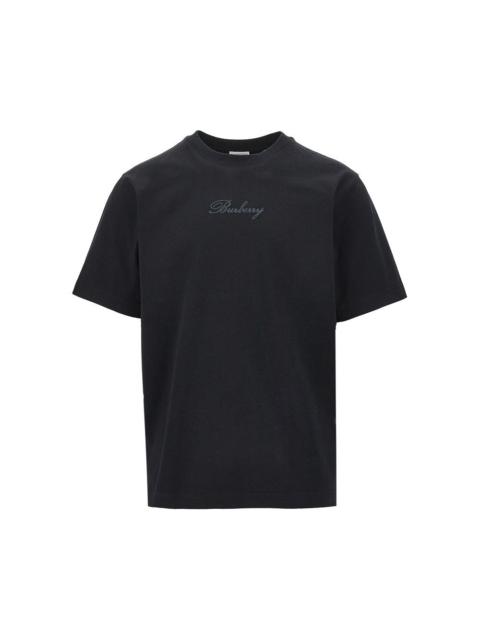 Burberry Burberry Men Burberry Check Logo T-Shirt