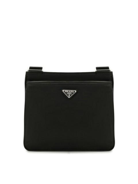 Prada Prada Re-Nylon And Saffiano Triangle Logo Shoulder Bag
