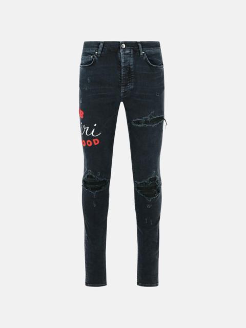 AMIRI BLACK COTTON JEANS