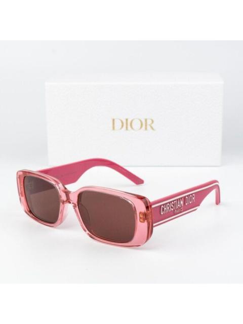 Dior Dior WILDIOR S2U Women Sunglasses Translucent Fuchsia Rectangle WILDIOR S2U 73D0