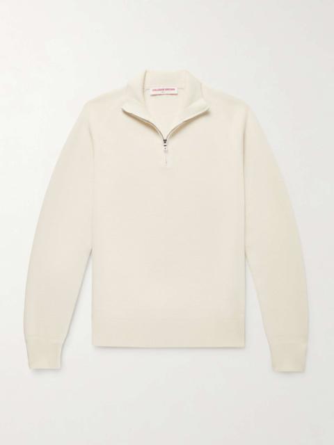 Lennard Slim-Fit Merino Wool Half-Zip Sweater
