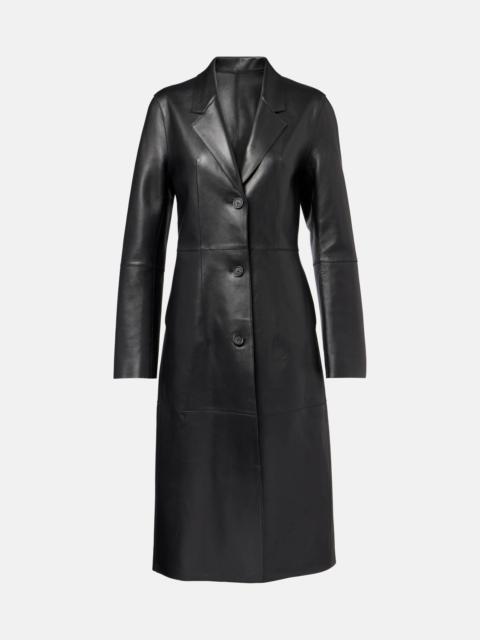 TOTEME Paneled leather coat