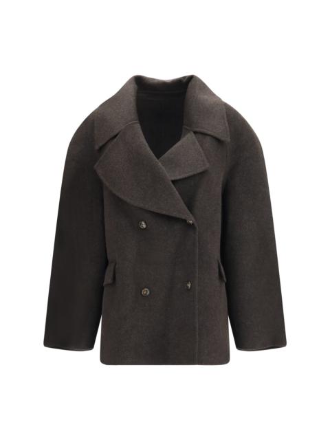 Loulou de Saison Loulou De Saison Neil Wool Cashmere Jacket Brown