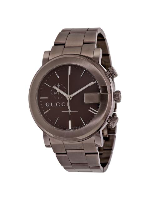 GUCCI Gucci 101 G-Chrono Brown Dial Men's Watch YA101341