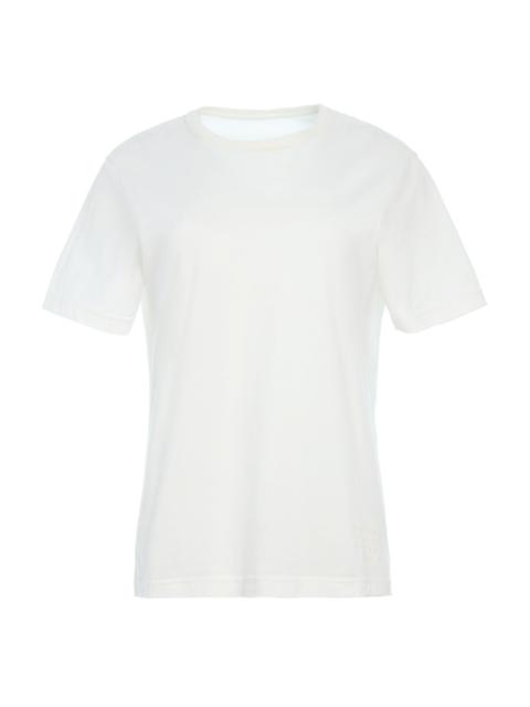 GABRIELA HEARST Bandeira T-Shirt in White Fine Cotton Jersey