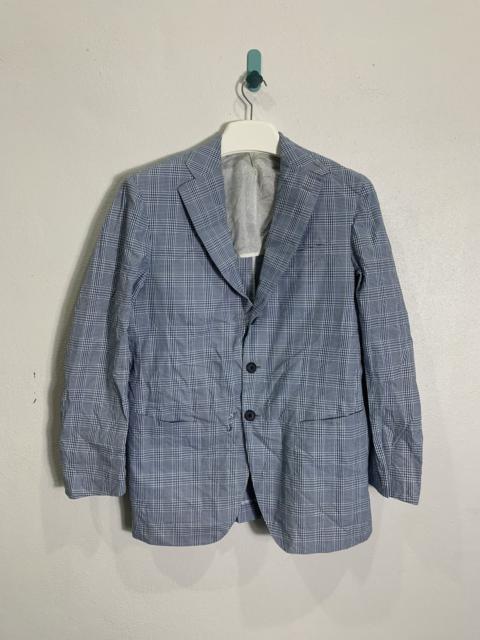 ZZ2M304A Caruso Blazer jacket Tartan