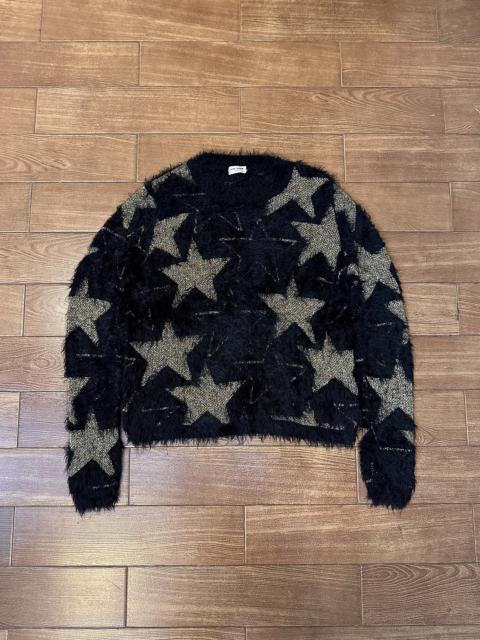 SAINT LAURENT Saint Laurent SLP FW19 Black Star Horsehair Coat