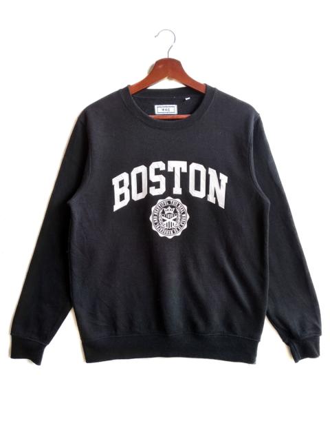 Other Designers Vintage - HUC Boston Sweatshirt,Size M,Black Colour, crew Neck.