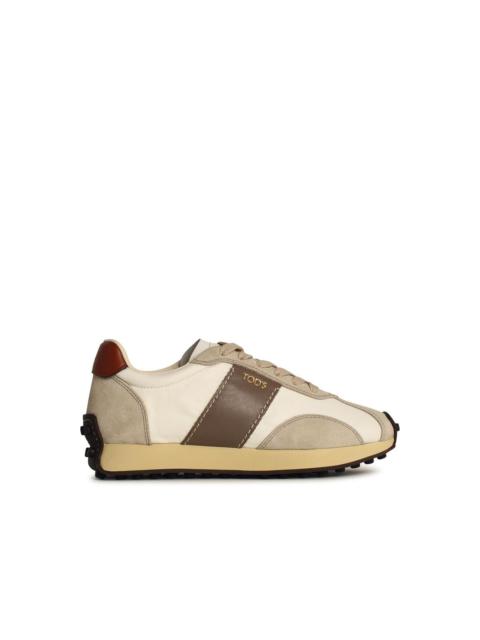 Tod's Tod's 'T Vintage' Beige Leather Blend Sneakers Women