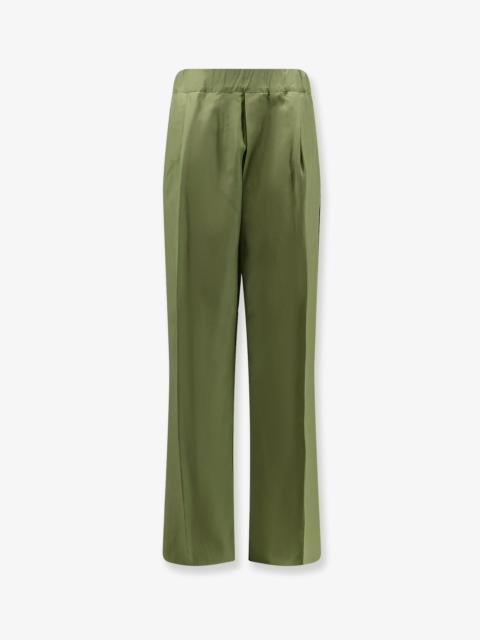 Other Designers Laneus Viscose And Linen Trousers