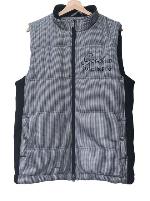 Other Designers Tracey Vest - Gotcha Golf Plaid Padded Vest