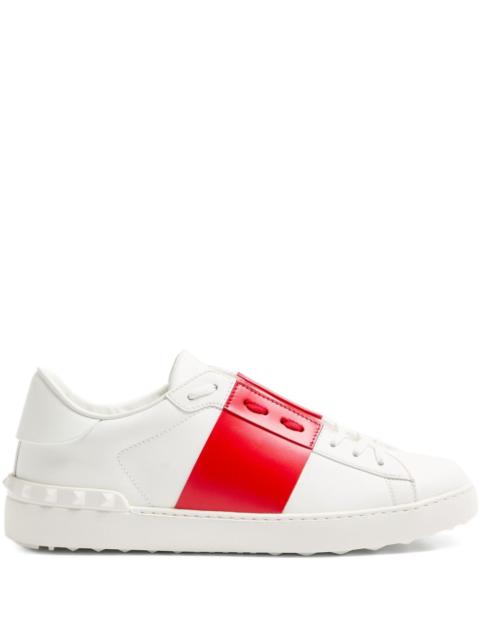 Valentino Valentino Garavani Men Open Leather Sneakers