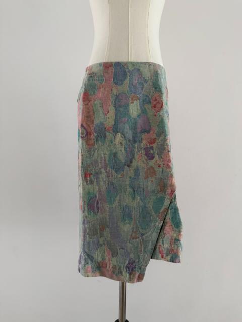 ISSEY MIYAKE Issey Miyake Irregular Oil Painting Short Skirt