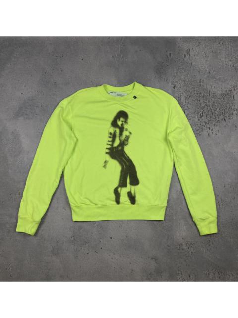 Off White Illusionist very rare Michael Jackson sweatshirt