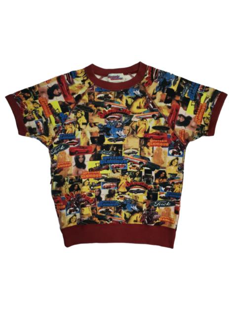 Other Designers Vintage - Hysteric Glamour OverPrint Tee Sweatshirt Fuck Naked Girl