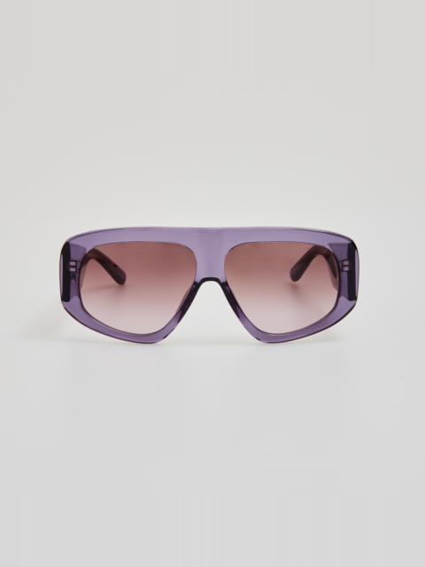 LINDA FARROW Milano Sunglasses in Purple