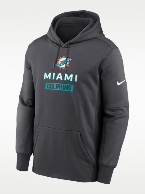 Nike Miami Dolphins Toss Sweep Men’s Nike Therma NFL Pullover Hoodie