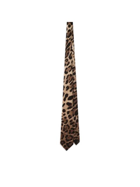 Dolce & Gabbana LEOPARD-PRINT TIE