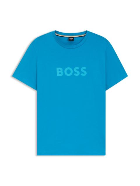 BOSS COTTON-JERSEY T-SHIRT WITH SPF 50+ UV PROTECTION